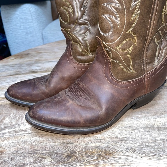Laredo Leah Vamp Fox Western Cowboy Boot - Picture 3 of 13